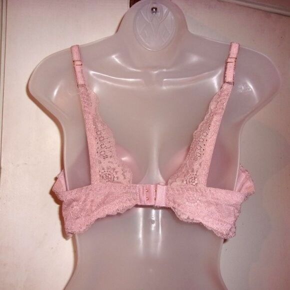 Youmita Misty Rose Lace Soft Cup Demi 32B Bra NWT - Picture 2 of 12